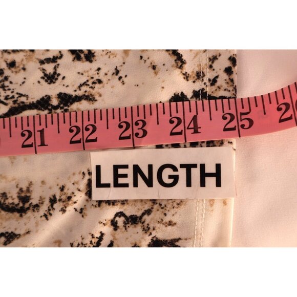 212 Collection Women's Animal Print Button-Up Shirt Size X Large - Picture 10 of 12